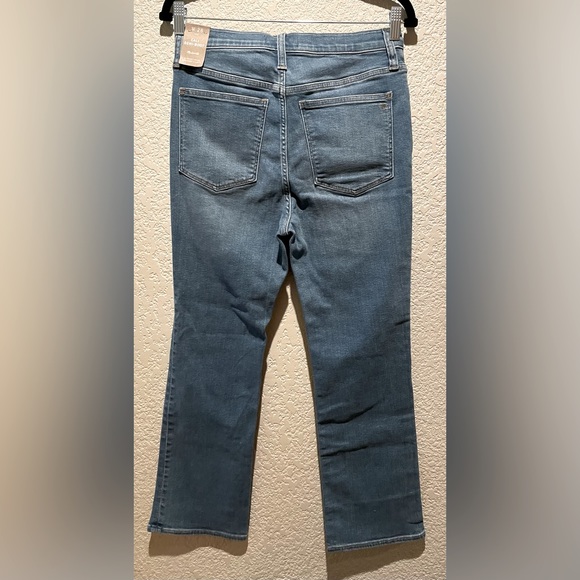 NWT Madewell Cali Demi Boot Blue Jeans Size 28 - Picture 5 of 13